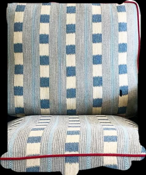 Armchair Fabric Ideas, Patterned Chairs Living Room, Pattern Chair, Plaid Chair, Reupholster Chair, Porch Light, Patterned Chair, Fabric Chair, Interior Textiles