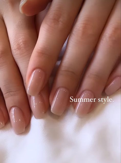 Short Natural Nails Aesthetic, Medium Length Squoval Nails, Fingertip Length Nails, Office Nails Professional Short, Natural Pedicures, Natural Squoval Nails, Classy Simple Nails Natural Looks, Natural Nail Look, Easter Nails Designs