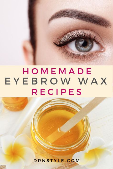 3 Simple Recipes for Home Eyebrow Waxing that include lemon and honey, with alternatives for sensitive skin. DIY hair removal is easy, safe, and budget-friendly! #diybeauty #homemadewaxforhairremoval #diywaxhairremoval #homeeyebrowwaxing #homewaxhairremoval #homewaxingrecipes #diy #homemade #eyebrowwax #homemade Diy Facial Wax Hair Removal, Homemade Eyebrow Wax Recipes, Homemade Wax For Hair Removal Diy, Diy Eyebrow Waxing At Home, How To Remove Eyebrow Hair At Home, Homemade Hair Removal Wax Recipe, Home Made Wax Hair Removal, Diy Eyebrow Waxing, Natural Wax Hair Removal