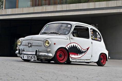 147 Fiat, Corsa Wind, Fiat 128, Rat Look, Fiat 600, Vw T6, Fiat Abarth, Foose, Nose Art