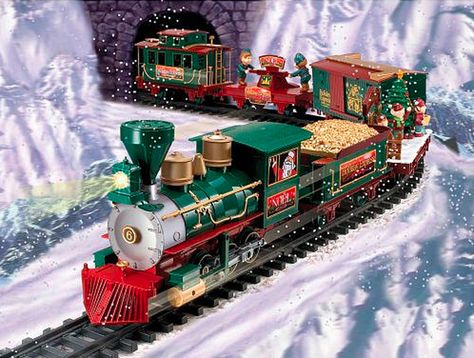 North Pole Express Christmas Train Set Christmas Tree Train Set, Christmas Classroom Treats, Christmas Tree Train, Christmas Train Set, Christmas Express, Polar Express Train, North Pole Express, Holiday Train, Toy Trains Set