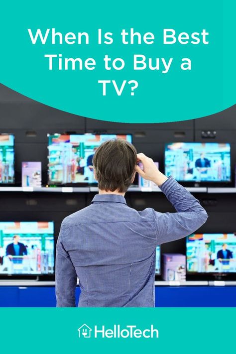 Buying a new TV can be expensive, depending on when you decide to buy it. If you are looking to upgrade your TV, and you want to get it cheap, it might be a good idea to wait a little while. Here are the best times to buy a TV, and how you can find the best deals any time of year. Best Tv To Buy, Best Time To Buy, Top Tv, New Tv, A Tv, Home Entertainment, Buying Guide, Best Tv, Personal Finance