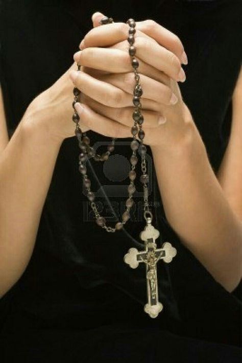 Praying Hand Reference, Praying Hands Drawing Reference, Rosary Reference, Praying Hands Reference, Rosary On Hand, Rosary In Hand, Praying Reference, Praying With Rosary, Praying Hands Rosary