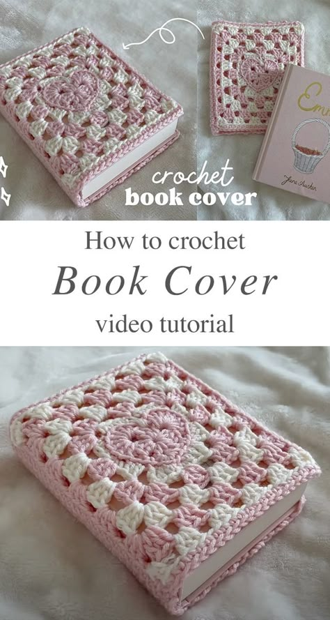 Things To Do With Crochet Granny Squares, Knitting Book Cover, Granny Square Knitting Pattern, Crochet Diy Ideas Creative, Cute Simple Things To Crochet, Knit Project Ideas, What To Make With Granny Squares Ideas, What To Knit Ideas, Crochet Ideas One Color