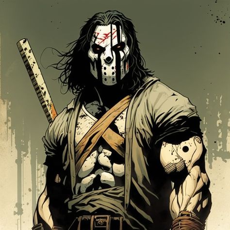 Casey Jones Fanart, Tmnt Casey Jones, Casey Jones Tmnt, Casey Jones, Indie Comic, Superhero Villains, Comic Poster, Joker Art, Hero Arts