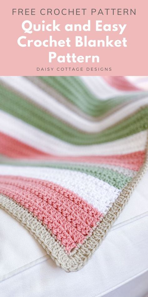 2 Color Crochet Blanket Pattern, Quick And Easy Crochet Blanket, Cow Scarf, Crochet Blanket Stitch Pattern, Striped Crochet Blanket, Crochet Throw Pattern, Crochet Blanket Pattern Easy, Crochet Afghan Patterns Free, Easy Crochet Baby Blanket