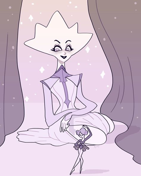 By: alexandriaellisart on tumblr | White Diamond and White Pearl | Steven Universe White Pearl Steven Universe, White Diamond Steven Universe, Perla Steven Universe, Crystal Gems Steven Universe, Steven Universe Diamond, Pink Diamond Steven Universe, Greg Universe, Steven Universe Wallpaper, Pearl Steven Universe