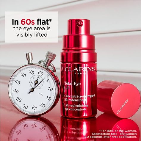 Clarins Total Eye Lift | Anti-Aging Eye Cream | Targets Wrinkles, Crow's Feet, Dark Circles, and Puffiness For a Visible Eye Lift in 60 Seconds Flat* | Ingredients Of 94% Natural Origin
Amazon Affiliate Cosmetics Store, Anti Aging Eye Cream, Eye Anti Aging, Eye Lift, 60 Seconds, Eye Area, Eye Cream, Organic Skin Care, Dark Circles