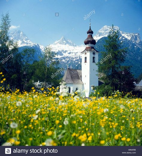 Springtime in the Austrian Alps Alps Austria, Austrian Alps, Landscape Quilt, Beautiful Places On Earth, Mountain Landscape, Adventure Awaits, Most Beautiful Places, Spring Time, Fine Art America