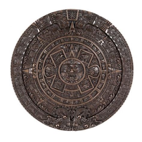 Mexica Aztec Maya Solar Sun Xiuhpohualli  Tonalpohualli Bronzed Wall Calendar Sculpture Plaque Figurine * Home decor details can be found by clicking on the image. Windmill Clock, 365 Day Calendar, Decorative Wall Sculpture, Ancient Aztecs, Day Count, The Aztecs, Calendar Wall, Aztec Calendar, Dragon Wall