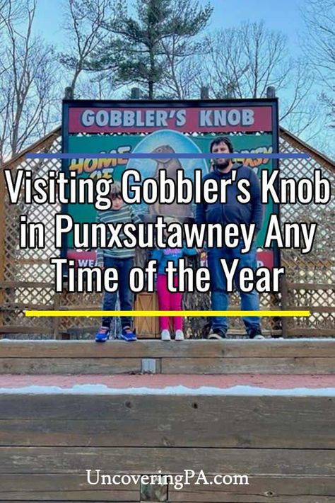 Did you know that you can visit Gobbler's Knob in Punxsutawney, Pennsylvania even when it's not Groundhog Day? Find out everything you need to know, including where you can find Phil. Puxatawny Phil, Pennsylvania Bucket List, Punxsutawney Pa, Punxsutawney Phil, Pennsylvania Travel, Jefferson County, Groundhog Day, Travel Articles, Fun Events