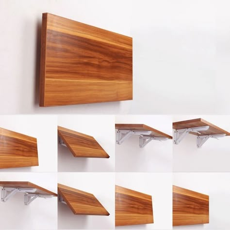 Wall Mounted Folding Table, Foldable Furniture, Wall Mounted Table, Foldable Table, Wall Table, Study Table, Space Saving Furniture, Design Luxury, Diy Furniture Plans Wood Projects