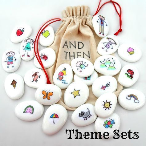 Check out these brilliant crafts for kids, with all sorts of creative ideas to keep your little ones entertained! Story Stone, Story Stones, School Craft, Memory Verse, Stone Crafts, Pebble Painting, Reggio Emilia, Rock Crafts, Pebble Art