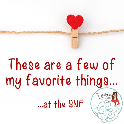 We all have our favorite, go-to items whether at home or at work. These things are familiar and usually are something you have used a lot. Something that is reliable and flexible. I have some therapy materials that are that... Snf Activities, Snf Slp, Medical Slp, Descriptive Language, Slp Materials, Cognitive Activities, Play Therapy Techniques, Skilled Nursing Facility, Slp Activities