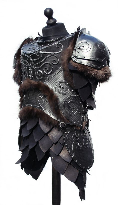 Kraken armour by malcairion breastplate armor equipment gear magic item | Create your own roleplaying game material w/ RPG Bard: www.rpgbard.com | Writing inspiration for Dungeons and Dragons DND D&D Pathfinder PFRPG Warhammer 40k Star Wars Shadowrun Call of Cthulhu Lord of the Rings LoTR + d20 fantasy science fiction scifi horror design | Not Trusty Sword art: click artwork for source Costume Armour, Armor Clothing, Leather Armor, Knight Armor, Arm Armor, Medieval Armor, Fantasy Costumes, Fantasy Armor, Body Armor