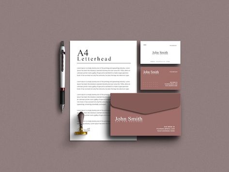 Letterhead Mockup, Elegant Stationery, Letterhead Paper, Paper Mockup, Business Letter, Office Branding, Letterhead Template, Letterhead Design, Stationery Mockup