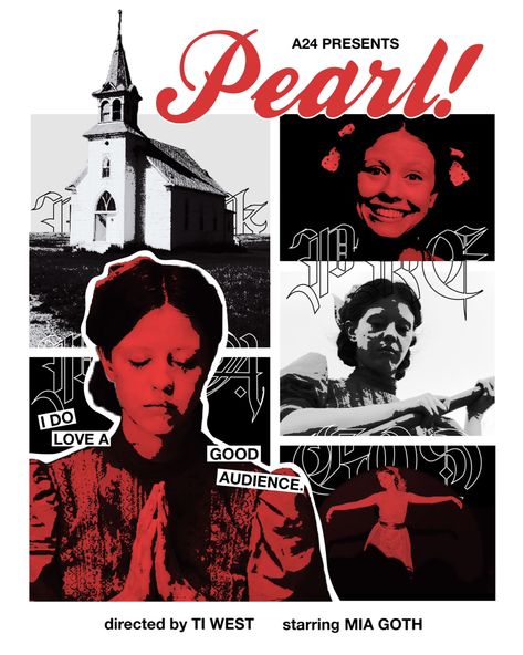 Pearl Movie Poster, Pearl Poster, Pearl 2022, Pearl Movie, Film Poster Design, Dorm Posters, Editing Inspiration, Poster Room, Collage Poster