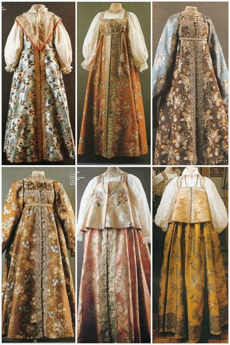 Russian traditional Northern clothes 🇷🇺✨ Traditional Russian Wedding Dress, Ancient Slavic Clothing, Russian Cultural Clothing, German Culture Clothing, Slavic Traditional Clothes, Russian Fashion Traditional, Russian Kaftan, Russian Couture, Traditional Russian Dress