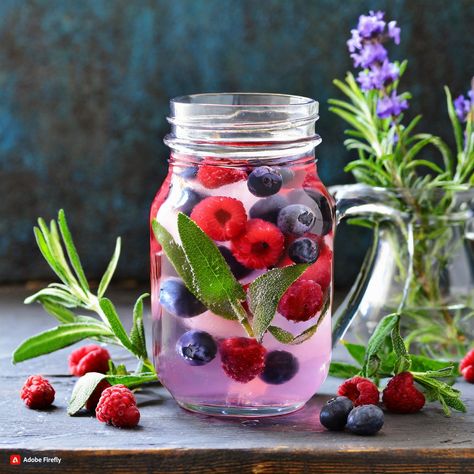 Refreshing Recipes: Wild Berry and Sage Infused Water Quench Your Thirst with These Delicious Wild Berry and Sage Infused Water Recipes Staying hydrated is essential for our overall health and well-being. However, drinking plain water can sometimes get boring and unappealing. That's where infused water comes in – a delicious and refreshing way to stay hydrated while also reaping the benefits of various fruits, herbs, and spices. One of the most popular infused water combinations is wild berry and sage. Not only does it taste delicious, but it also offers numerous health benefits. In this article, we will explore the world of wild berry and sage infused water, from its refreshing recipes to its incredible health benefits. Discover the Refreshing Benefits of Wild Berry and Sage Infused Water Blueberry Infused Water, Berry Infused Water, Water Combinations, Detoxifying Drinks, Refreshing Recipes, Berry Drinks, Plain Water, Hydrating Drinks, Refreshing Water