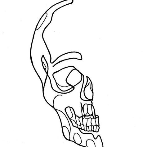 Line Art Tattoo Designs, Draw Tattoo, Line Art Tattoo, Wicked Tattoos, Skull Art Drawing, Skulls Drawing, Sketch Tattoo Design, Line Art Tattoos, Skull Drawing