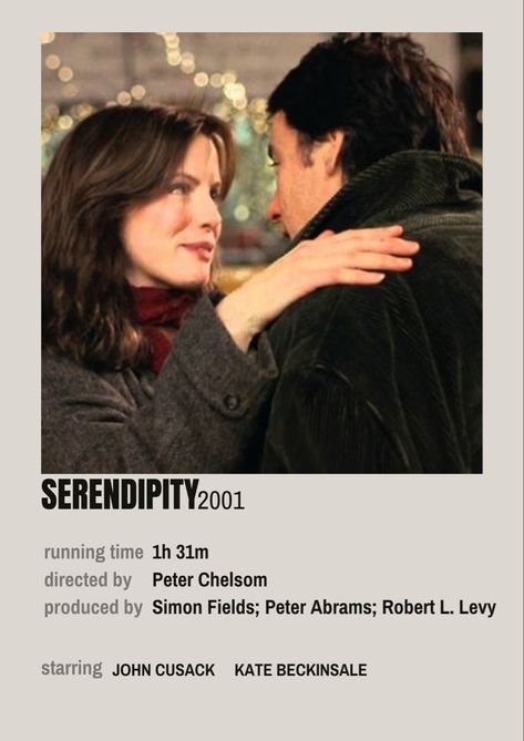 Serendipity Movie, Jeremy Piven, John Corbett, Eugene Levy, John Cusack, Bridget Moynahan, James Blake, Wall Collage Kit, Magical Night