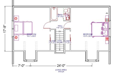 floor plan idea for attic bedroom bathroom conversion only bedroom 2 as a master bath/walk in closet Attic Bedroom Bathroom, Bathroom Conversion, Loft Conversion Plans, Closet Conversion, Attic Renovation Ideas, Attic Flooring, Attic Conversion, Attic Bathroom, Attic Bedrooms