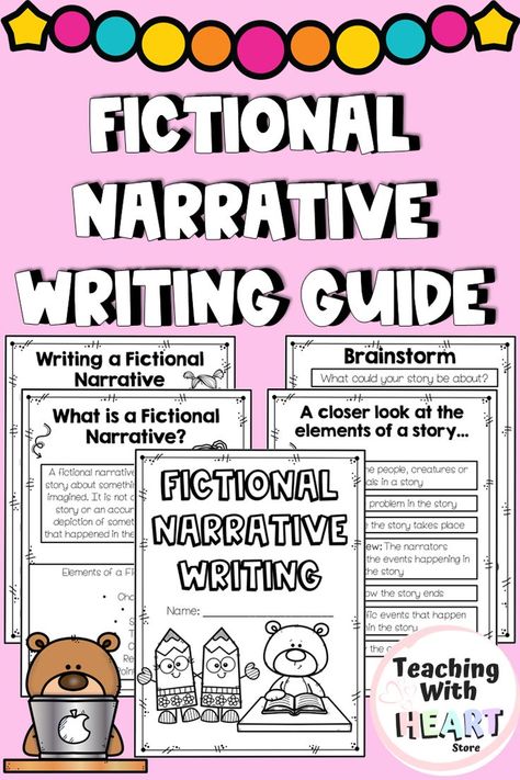 Fictional Narrative Writing, Elementary Writing Activities, Third Grade Writing, Writing Guide, Elementary Writing, Work Project, Rough Draft, Independent Work, Narrative Writing