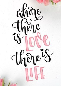 Love. Life. Fonts Ideas, Quotes Calligraphy, Handwriting Ideas, Calligraphy Quotes Doodles, Art Cricut, Brush Lettering Quotes, Inspiration Typographie, Calligraphy Doodles, Strong Typography