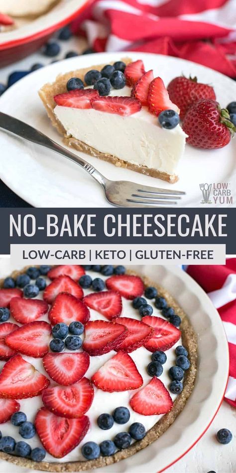 Low Calorie Cheesecake, Dessert For Summer, No Bake Cheesecake Filling, Low Carb Soup Recipes, Low Carb Low Fat Recipes, Low Carb Cheesecake, No Carb Recipes, Low Carb Low Sugar, Best Low Carb Recipes