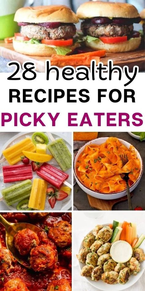 Delicious Healthy Recipes for Picky Eaters Quick And Easy Dinner Recipes For Family Healthy Picky Eaters, Healthy Family Meals Picky Eaters, High Protein For Picky Eaters, Dinners For Picky Eaters Adults, Healthy Dinner For Kids Picky Eaters, Family Meals Picky Eaters, Healthy Recipes For Picky Eaters, Healthy Dinners For Kids, Diets For Picky Eaters