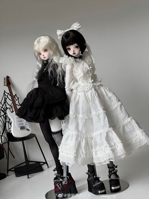 Marionette Doll, Doll Aesthetic, Gothic Dolls, Japanese Dolls, Doll Costume, Creepy Dolls, Anime Dolls, Black Doll, Pretty Dolls