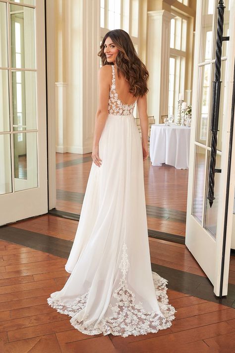 Registry Wedding Dress, Sincerity Wedding Dress, Sincerity Bridal, Girls Bridesmaid Dresses, A Line Bridal Gowns, Justin Alexander, Wedding Dress Pictures, Wedding Dresses Beaded, Beaded Chiffon