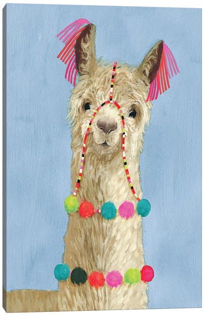 Llama & Alpaca Art: Canvas Prints & Wall Art | iCanvas Llama Classroom, Party Boards, Llama Painting, Llama Arts, Animal Funnies, Llama Llama, Llama Print, Llama Drama, Llama Alpaca