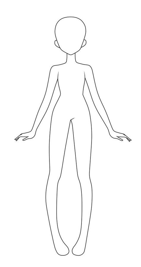 Body Drawing Standing Straight, Mannequin Base Drawing, Fashion Doll Drawing Base, How To Draw A Mannequin, Anime Mannequin, Drawing Ideas Base, Girl Body Base Drawing, Girl Base Drawing, Base Body Drawing