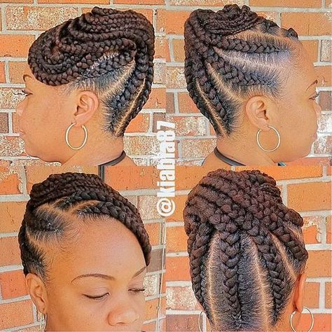 Afro Styles, Flat Twist Hairstyles, Braids Pictures, Black Hair Updo Hairstyles, Natural Braided Hairstyles, Halo Braid, Flat Twist Updo, Gorgeous Braids, Twisted Hair