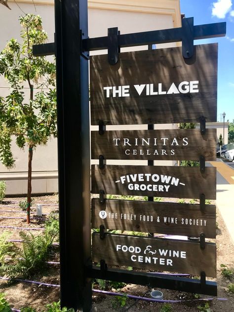 Meritage Resort & Spa — Square Peg Design Resort Signage, Wayfinding Signage, Outdoor Signs, Luxury Resort, Resort Spa, Wine Recipes, Spa, California, Square