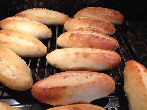 My Hard Rolls  for Bratwurst Bratwurst Buns Recipe, Sourdough Brat Buns, Bratwurst Buns, Brotchen Recipe, Bratwurst Recipe, Bratwurst Recipes, Hard Rolls, Artisan Breads, Yeast Breads