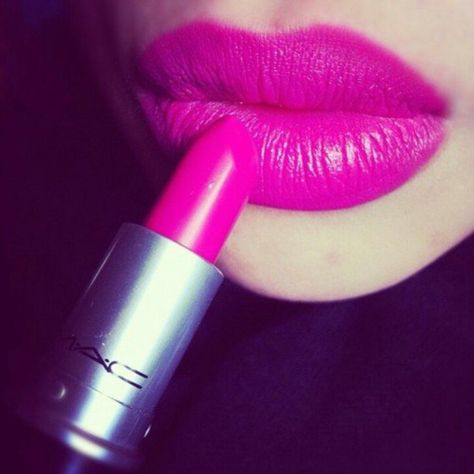 #Makeup Brand #Mac #Pink #Lipstick  Got this Mac Pink <3 Bright Pink Lipstick, Fuchsia Lipstick, Bright Pink Lipsticks, Frosted Lipstick, Hot Pink Lips, Beautiful Lipstick, Manhattan Project, Kissable Lips, Pink Lipstick