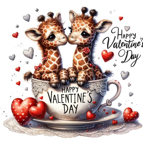 Happy Valentinstag, Happy Valentines Day Cards, Valentijnsdag Quotes, Valentine Greetings, Happy Valentines Day Images Cute, Valentine Pictures, Valentine Animals, Valentine Cartoon Cute, Valentines Pictures