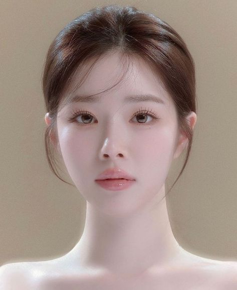 Light Korean Makeup, How To Get Pale Skin, Very Pale Skin, Makeup Asia, Clean Skin Face, V Shape Face, Pale White Skin, Pale Makeup, Asian Makeup Looks