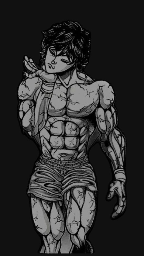 Baki Hanma Icons, Baki Poster, Baki Aesthetic, Martial Arts Anime, Baki Hanma, Bts Inspired Outfits, Abs And Cardio Workout, Cute Canvas Paintings, Cute Canvas