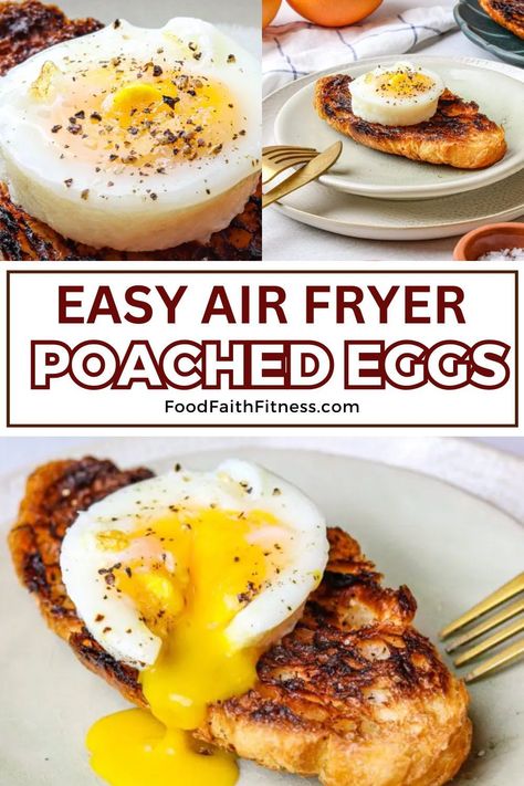 They're quick, simple, and packed with protein to keep you full and satisfied all morning. Serve them with toast, avocado, or your favorite breakfast sides for a delicious start to your day. Poached Egg In Air Fryer, Airfryer Breakfast, Perfect Poached Eggs, Breakfast Sides, Cooks Air Fryer, Air Fryer Oven Recipes, Air Fryer Dinner Recipes, Air Fryer Recipes Easy, Air Fryer Recipes Healthy