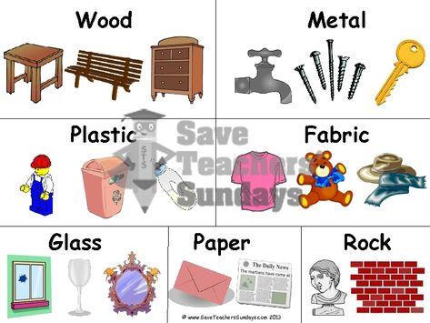 Year 1 Lesson 1 objects and the materials they are made from worksheets, lesson plans and other primary teaching resources Materials Year 1 Science, Made Of Made From Worksheet, Science Anchor Charts, Teaching Resources Primary, Primary Science, Science Lesson, Science Lesson Plans, 2nd Grade Worksheets, Primary Teaching