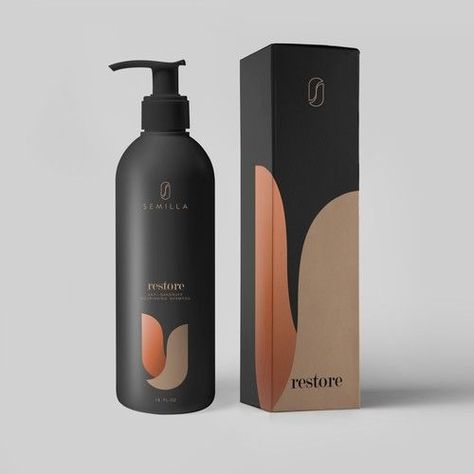 Luxury Cosmetic Packaging, Inspiration For Design, Packaging And Label Design, Packaging Design Beauty, Dark Minimalist, Packaging And Label, Shampoo Packaging, Shampoo Design, Luxury Packaging Design