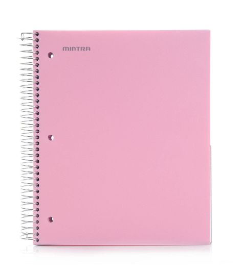 Five Star Notebook, Poly Pocket, School Folders, Pink Notebook, School Goals, Pocket Folders, Ruled Paper, Ruled Notebook, Cute Notebooks