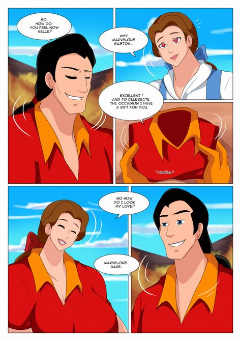 Belle and Gaston 4 by batjap on DeviantArt Beauty And The Beast Gaston, One Piece Comic, Wedding Beauty, The Beast, Nice To Meet, Beauty And The Beast, User Profile, Get Inspired, How Are You Feeling