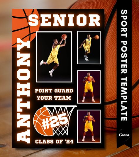 Basketball Posters Senior Night, Basketball Poster Ideas Signs Senior Night, Senior Posters Basketball, Senior Night Signs Basketball, Senior Night Banners Basketball, Basketball Poster, Basketball Senior Night, Senior Posters, Des Baskets