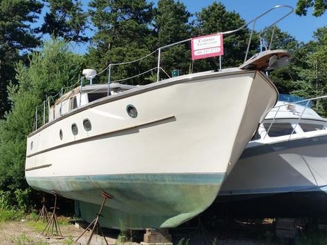 1985 38' Custom PH Trawler Coastal Cruiser Trailerable Trawler, Cabin Cruisers For Sale, Pilothouse Boat, Cabin Cruiser Boat, House Boats For Sale, Trawler Yacht, Trawler Boats, Trawlers For Sale, House Boats