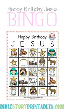 Printable Christmas Bingo Game. Repinned by SOS Inc. Resources pinterest.com/sostherapy/. Happy Birthday Jesus Party, Jesus Birthday Party, Christmas Bingo Printable, Christmas Sunday School, Christmas Bingo Game, School Christmas Party, Christ Centered Christmas, Christmas Games For Kids, Christmas Bingo