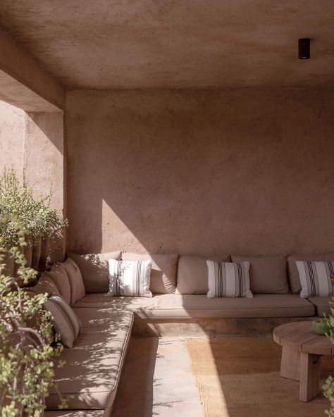 Morocco House, Studio Ko, Moroccan Riad, Simple Luxury, Brick Architecture, Traditional Building, Contemporary Chic, Minimalist Architecture, Luxury Villas